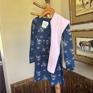 Nursery Curture Blue and Pink Set with Floral Print